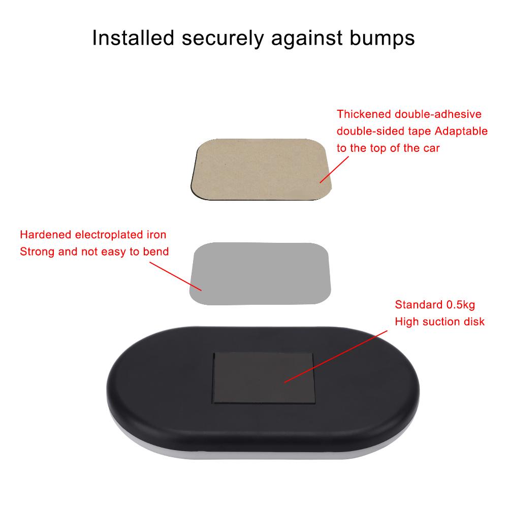 Универсальный светодиодный светильник для чтения в салоне автомобиля, комплект потолочных светильников на заднее сиденье автомобиля, квадратный сенсорный магнитный светильник для внутреннего освещения автомобиля