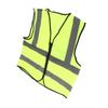 Reflective Safety Vests Practical High Visibility Vest with Multi Pockets and Zipper for
