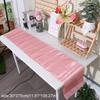 Luxury Solid Color Satin Table Runner Party Supply 275CM Table Cover Smooth Tablecloth Banquet