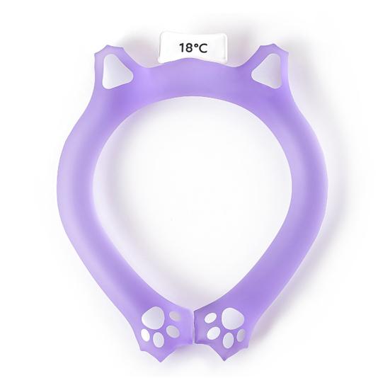 Летняя охлаждающая трубка для шеи Носимый охладитель для шеи Легкое многоразовое ледяное кольцо На открытом воздухе Предотвращение теплового удара Портативный воротник с обертыванием на шею