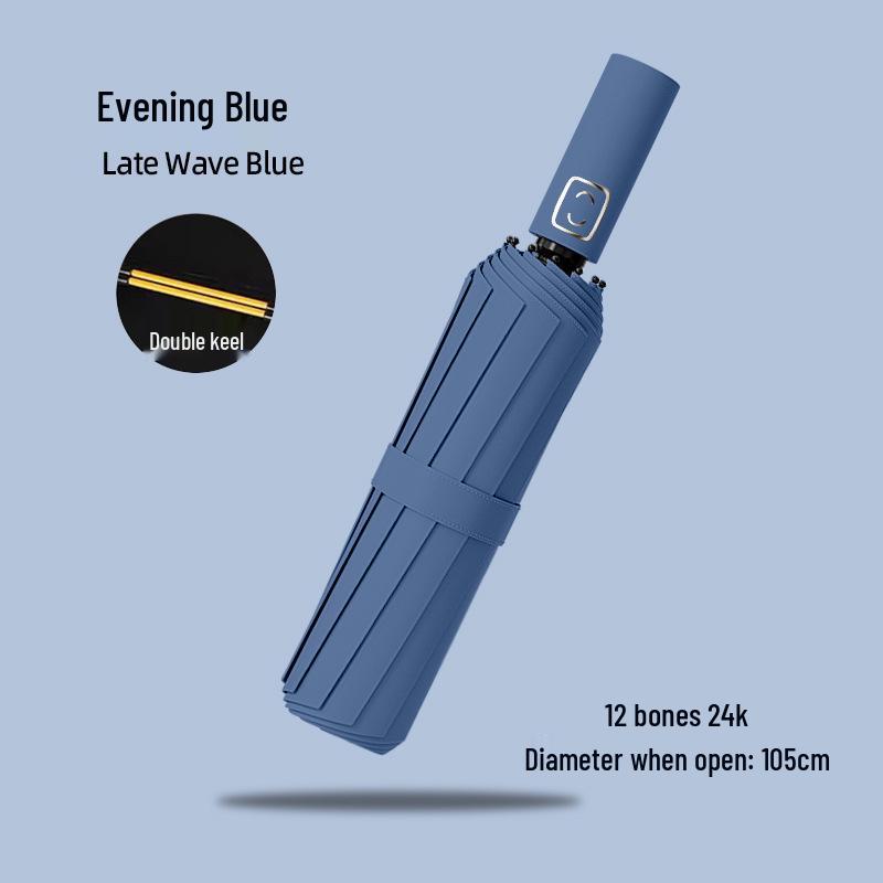 Автоматический складной зонт с 24 спицами, ветрозащитный, для мужчин, для дождя или солнца, с защитой от УФ-лучей