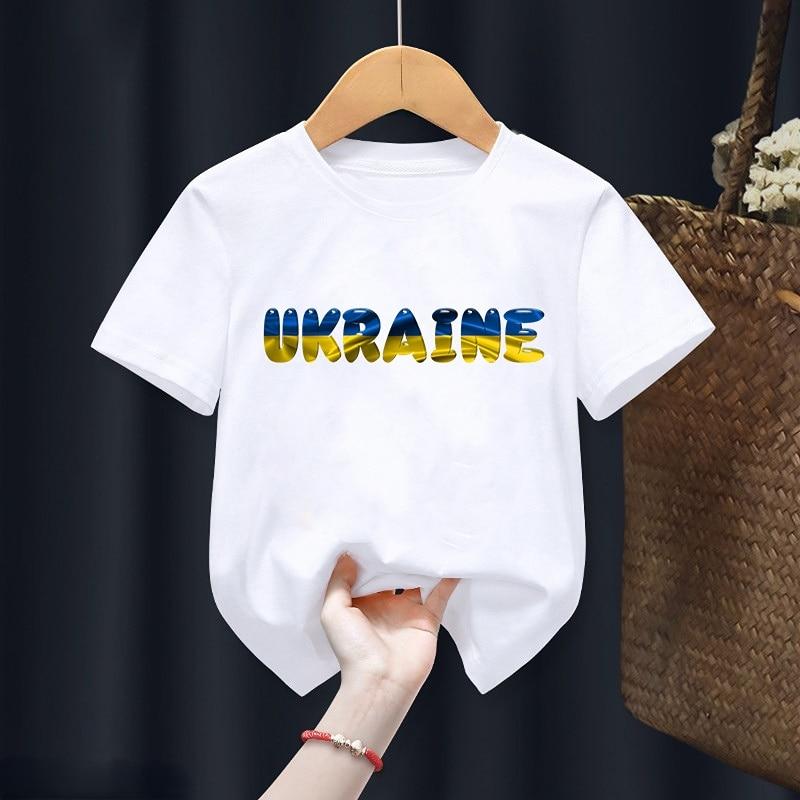 Women's T-shirt Lovely Ukrainian T-shirt Harajuku Adult T-shirt Unisex Top Short Sleeve T-shirt