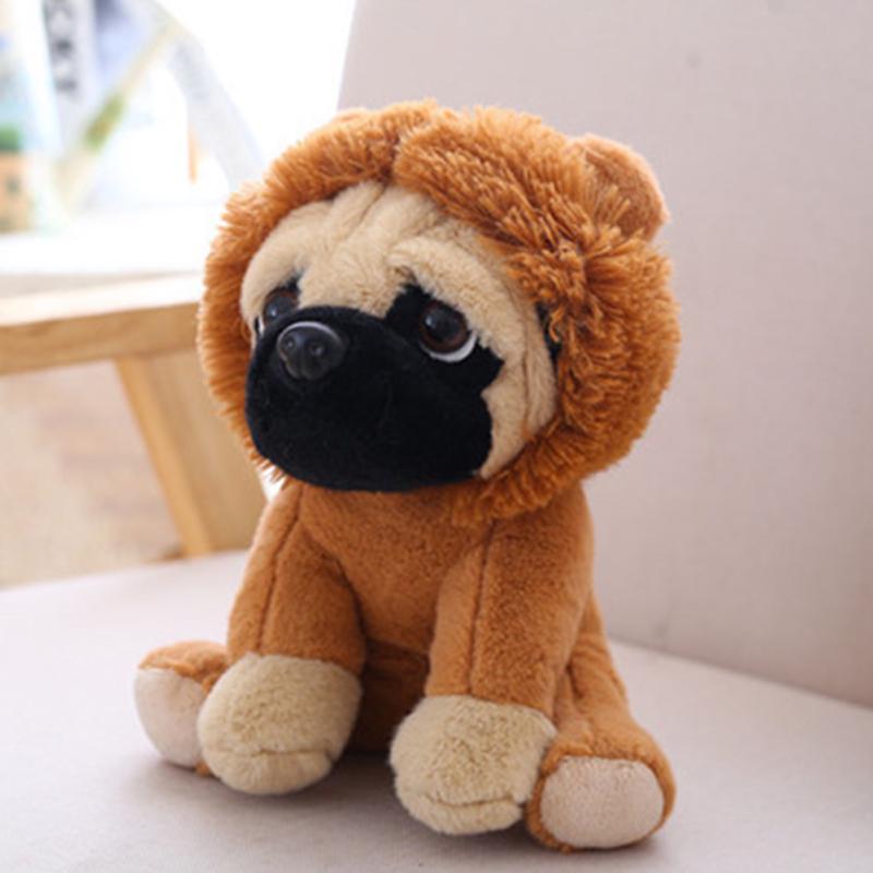 20 см мягкая имитация собаки плюшевая шарпей мопс прекрасный щенок игрушка для домашних животных плюшевая игрушка в виде животного для детей