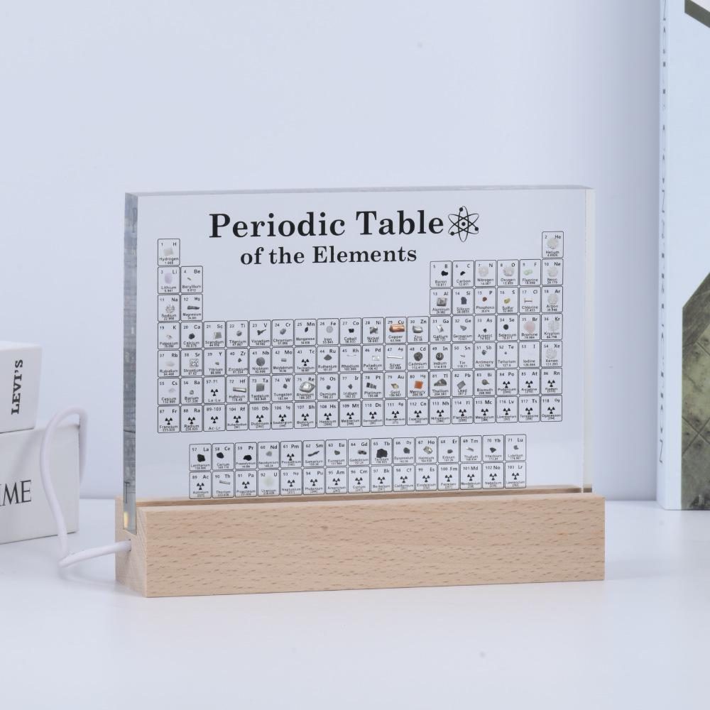 3D Periodic Table Model: Chemistry Teacher's Creative Desktop Ornament & Junior High School Educational Gift.