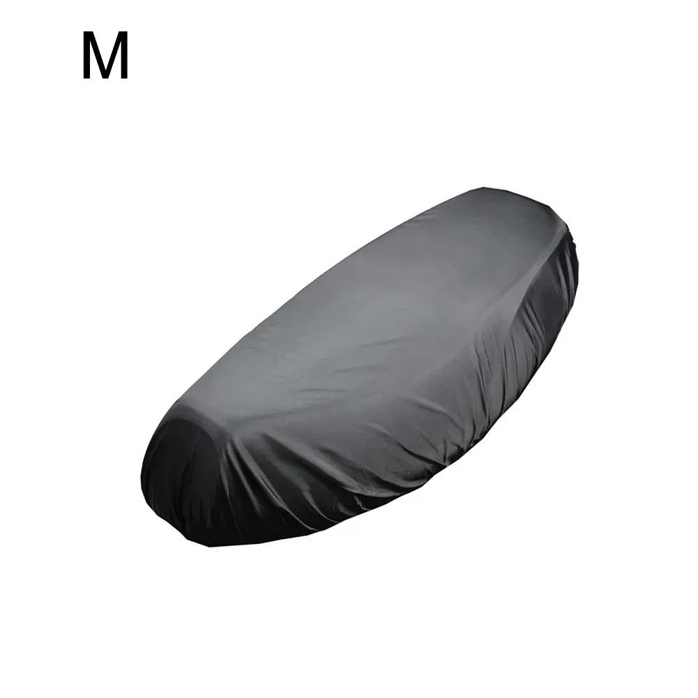 Motorcycle Rain Seat Cover Flexible Waterproof Saddle Cap 210D Oxford Cloth Moto Seats Sleeve Sun Sown Protect Seat Cap 45-70cm