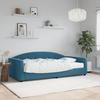 VidaXL Daybed with Mattress Blue 100x200 Cm Velvet 3197283