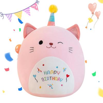 Плюшевая игрушка кошка подарок на день рождения розовая плюшевая игрушка кошка подушка плюшевая игрушка милый подарок на день рождения подарок для детей празднование дня рождения домашний декор мягкая подушка для тела кошки