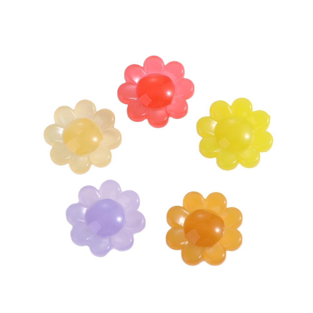 20PCS Glow Bicycle Wheel Spoke Beads Mixed Color Wheel Stripe Colored Bead Children Gifts