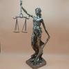 Европейская винтажная статуя Богини правосудия и равноправия Декор для дома и комнаты Декор офиса юридической фирмы