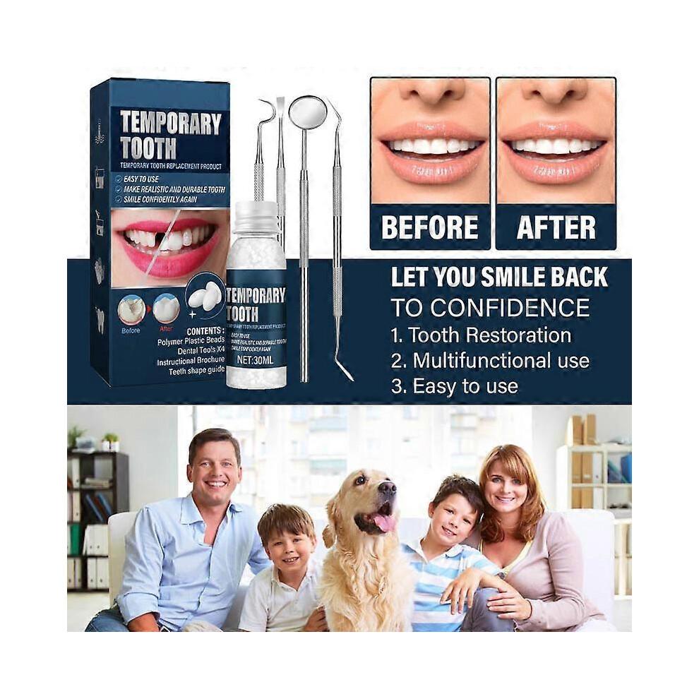 Temporary Tooth Repair Kit Fix Broken Teeth Fills Gaps Dental Denture Damage