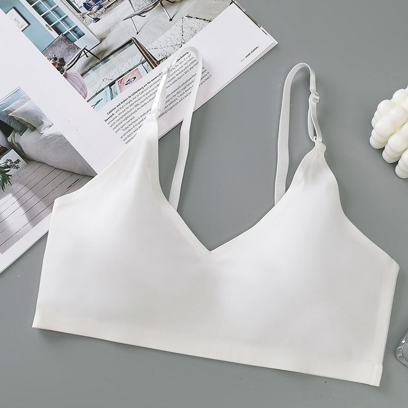 Бесшовные бюстгальтеры для женщин, спортивный бюстгальтер, удобный беспроводной бюстгальтер для йоги, нижнее белье для сна, интимное белье для девочек
