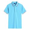 Летняя рубашка поло с индивидуальным логотипом, цветная футболка с короткими рукавами, корпоративная рабочая одежда, рекламная культурная рубашка, рабочая одежда