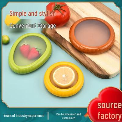 Силиконовая пленка Контейнер для хранения фруктов для мини-холодильника - Идеально подходит для овощей, авокадо и лимона