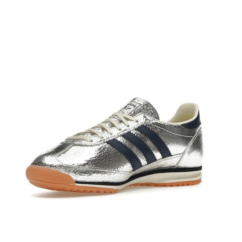 adidas SL72 OG Серебристый металлик Темно-синий университетский Ж - JH8654