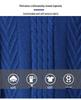 Men's Diamond Jacquard Alpaca Wool Crew Neck Sweater - Skin-Friendly Casual Pullover for Autumn and Winter
