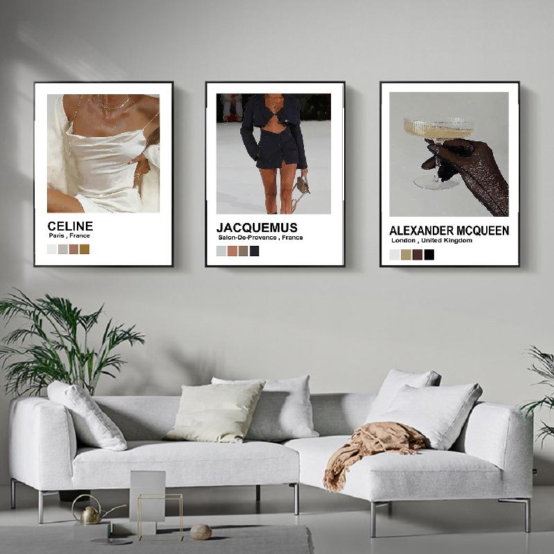 Роскошная мода Hypebeast, современное цифровое искусство, дизайнерские плакаты, настенная живопись на холсте, гостиная, спальня, скандинавский домашний декор