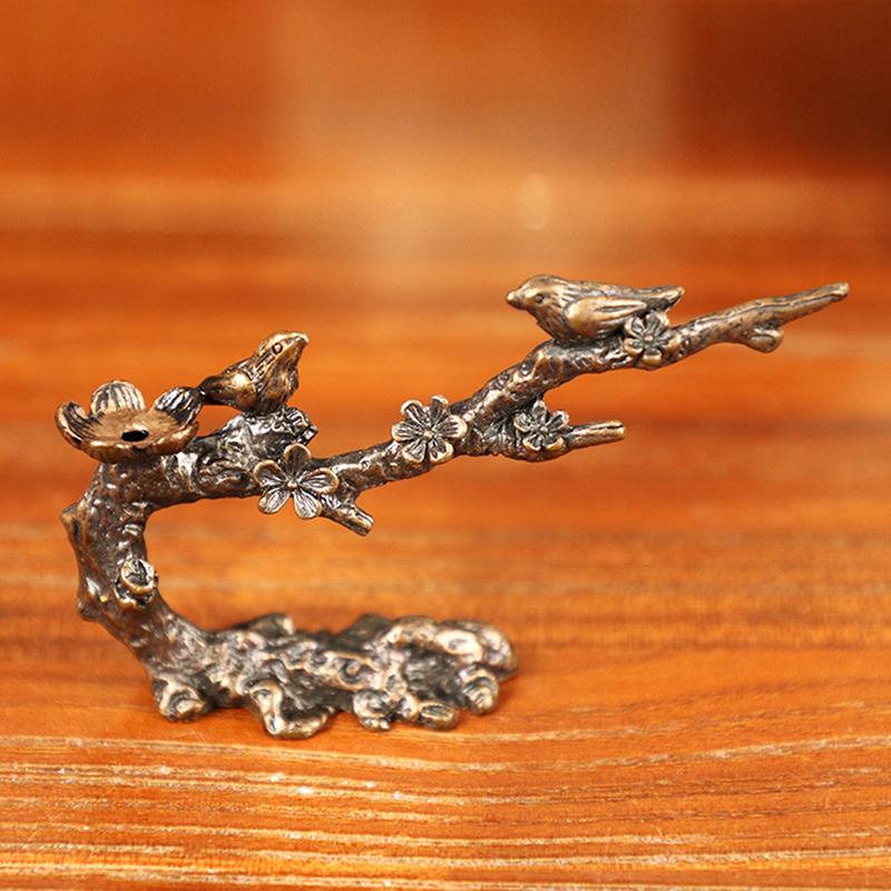 Маленький орнамент для печи для благовоний Креативный кронштейн Happy Plum Branch Вставка для благовоний