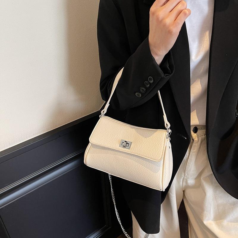 Сумка-тоут большой вместимости для通勤, женская весенне-летняя новая модная на плечо, подмышку, текстурная сумочка, маленькая квадратная сумка