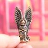 Goddess Angel Figure Home Decor Guardian Angel Statue Decoration Retro Home Decor Desktop Tea Pet Craftwork Bronze Ornament