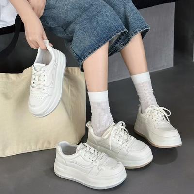 Новые женские универсальные спортивные и повседневные туфли на толстой подошве, удобные легкие кеды на мягкой подошве