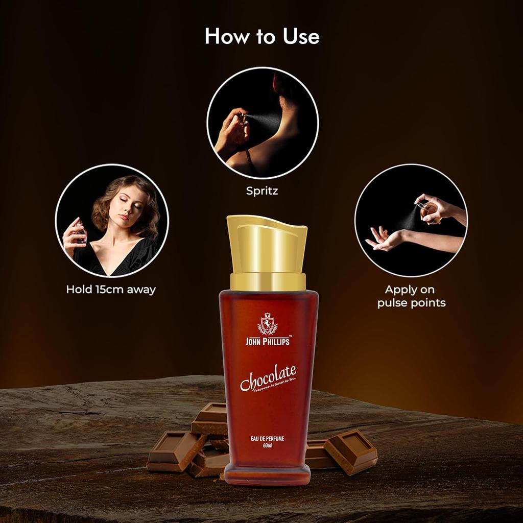 Chocolate & Sandal | Eau De French Perfume Unisex Combo Gift Set Pack of 2 Eau De Parfum - 120 Ml (For Men & Women)