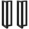 VidaXL T-shaped Bar Table Legs, 2 Pieces, Black, 40 X 35 X (100-101) Cm, Steel 4013084