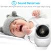 Радионяня 4MP Tuya Smart Wifi камера Обнаружение плача ИК ночное видение Мониторинг температуры Камеры Безопасность Детей Защита