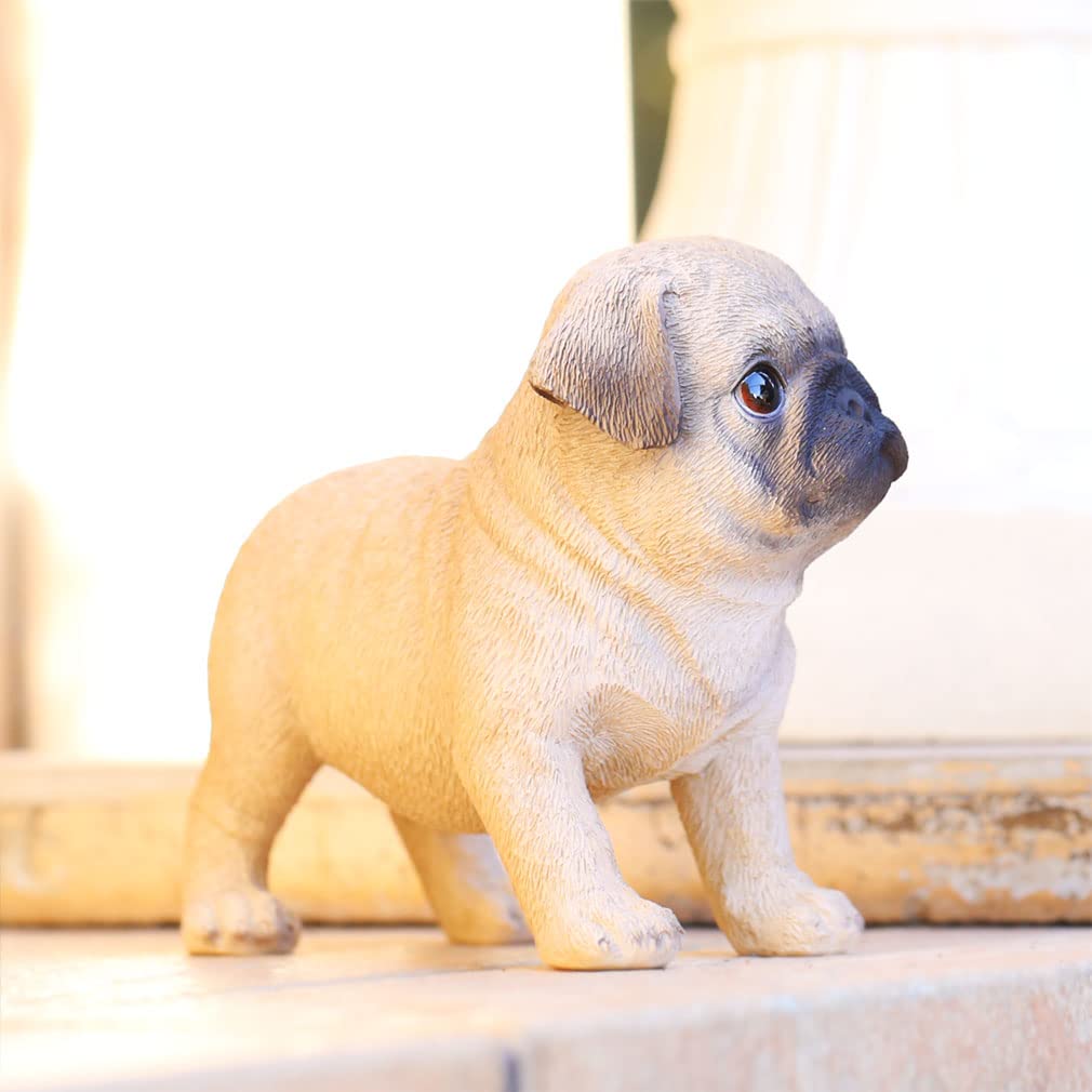 Статуэтка собаки мопса Devalier CA141 из смолы, идеальный подарок [подлинный продукт]