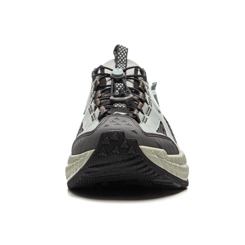 Li-Ning Yijie Lite 2.0 Comfortable Versatile Breathable Wear-Resistant Creek Shoes Men Shoes Gray Green AHLV011-2
