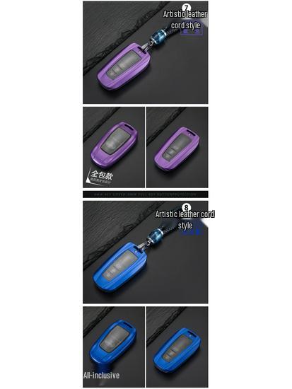 Чехол для ключа Toyota для Corolla, Camry, Avalon - Защитная крышка с металлической пряжкой