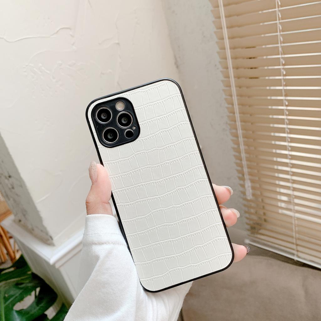 Luxury Crocodile Pattern PU Leather PC Ultra-thin Phone Case For iPhone Samsung Huawei Honor Xiaomi Redmi