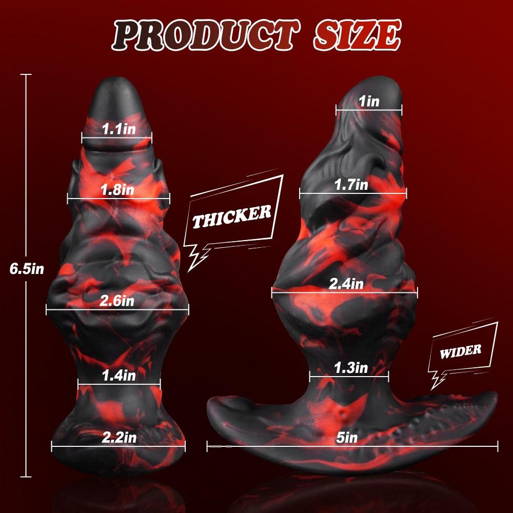 Мягкий силиконовый анальный пробка Extra Large Носимый анальный дилататор Фантазийный дилдо Женская взрослая анальная игрушка