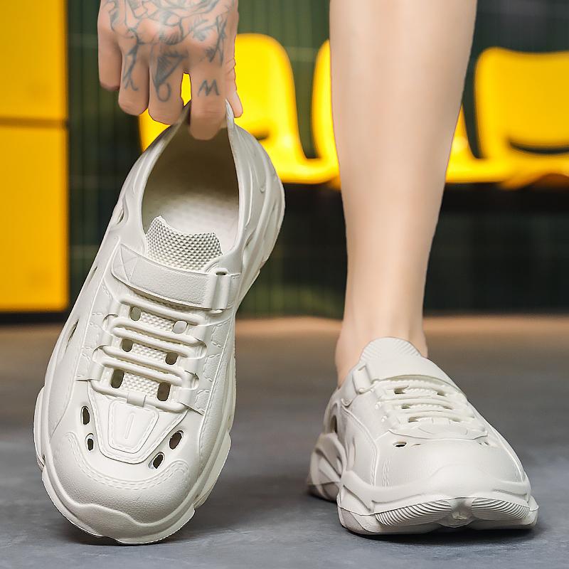 Пещерная обувь для мужчин лето новая повседневная спортивная нескользящая легкая подростковая мужская летняя для путешествий пляжная все включено сандалии