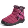 Snow Boots Women's Leather Surface Waterproof and Non-slip Fur Integrated Warm and Velvet Outdoor Wear Thickened Cotton Shoes