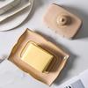Rectangular Butter Tray Ceramic Dim Sum Dish Storage Tray  for Candy Snack Dessert Fruit