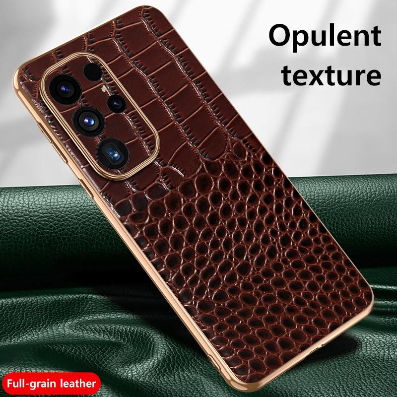 Чехол для телефона из натуральной коровьей кожи для Samsung Galaxy S 24 S24 Ultra Luxury Back Cover