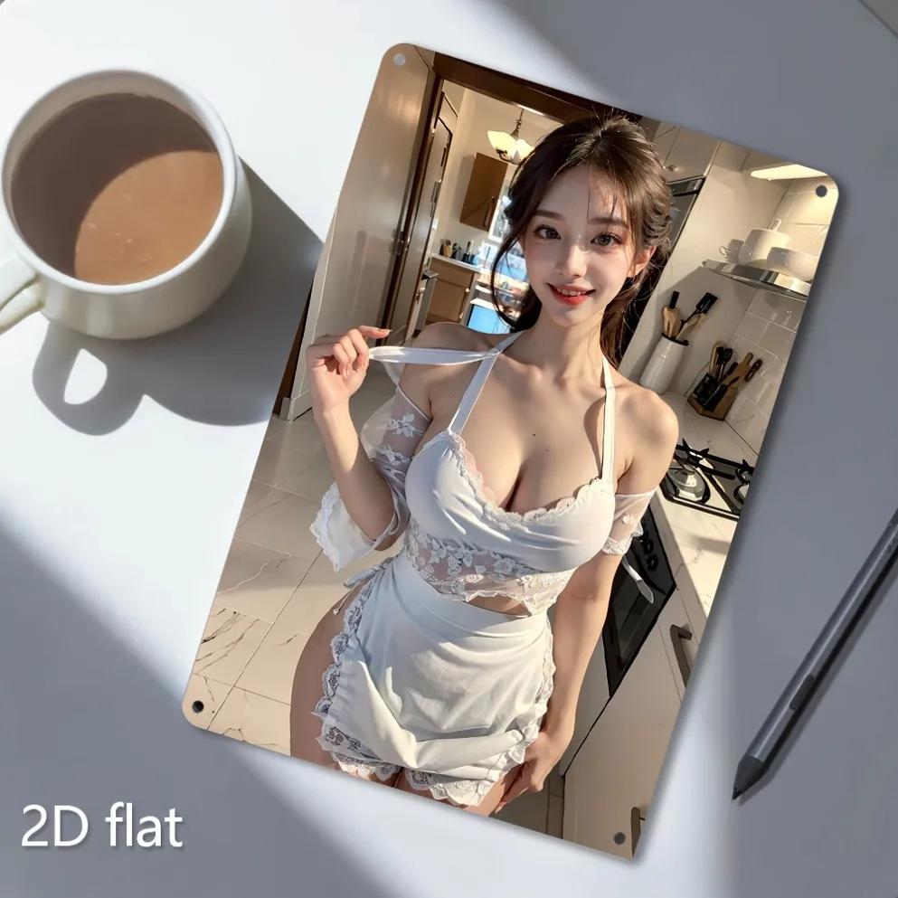 Металлическая жестяная табличка Настенный декор - Предварительно просверленная Погодоустойчивая Железная Подвесная Табличка для Кухни Сада Внутреннего Наружного Помещения Фестивальный Декор