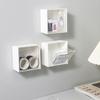 Wall-mounted Storage Box Home Punch-free Flip Storage Box Cosmetic Cotton Swab Stick Head Rope Lipstick Storage Box