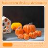 7pcs Simulation Pumpkin Model Orange Foam Pumpkin Suit