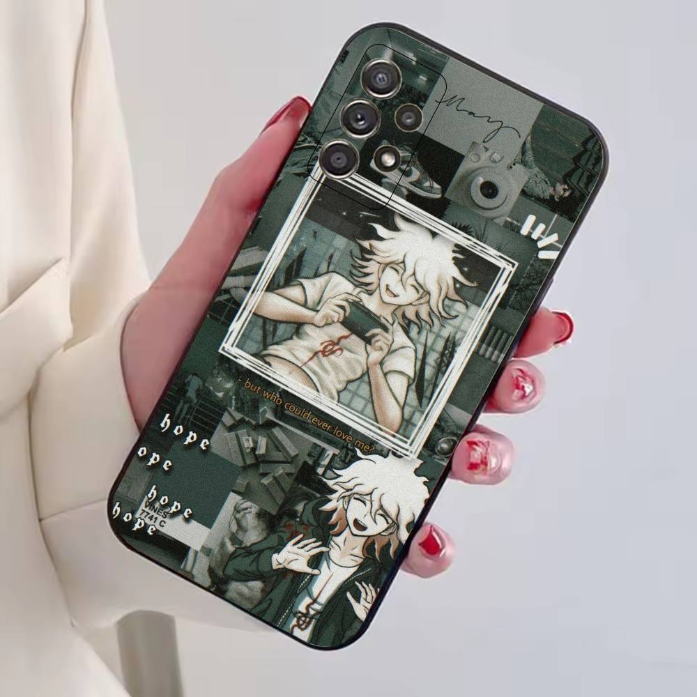 Чехол для телефона Danganronpa N-Нагито Комаэда для Samsung S25,S24,S21,S22,S23,S30,Ultra,S20,Plus,Fe,Lite,Note,10,Черный