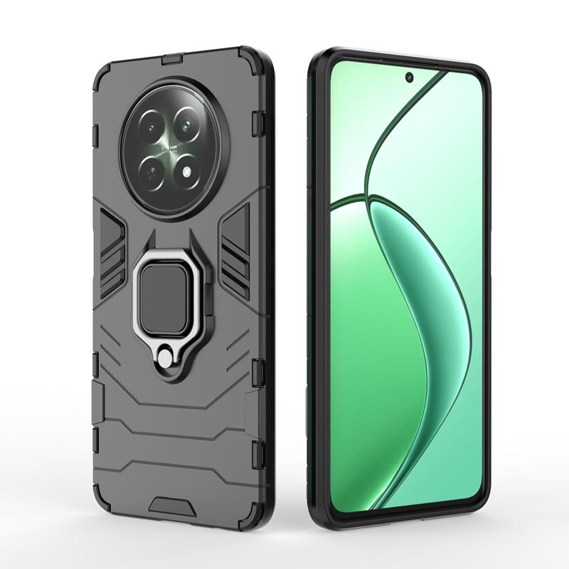 Ударопрочный чехол Armor для OPPO Realme 14 13 12 11 10 Pro Plus Pro+ 5G 11X 12X 14X Магнитный автомобильный держатель с кольцом-чехлом