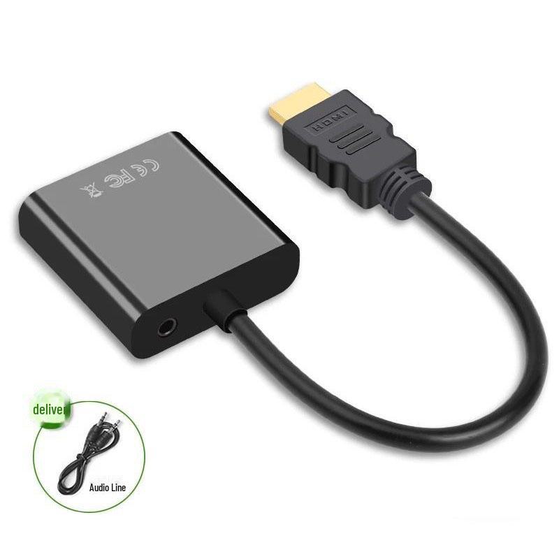 HDMI To VGA High-Definition Adapter Cable for Computer, Notebook, and Projector
