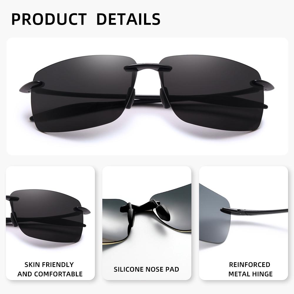 Солнцезащитные очки для вождения WIMN с поляризацией и антибликовым покрытием, легкие