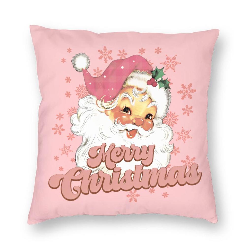 Red Car With Christmas Tree On Roof Pillowcase Printing Fabric Cushion Cover Gift Throw Pillow Case Cover Home Wholesale cm