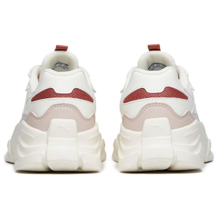Anta Cushioning Slip Resistant Abrasion Resistant Low top Sports Casual Shoes Women's White Gray 922048820-8