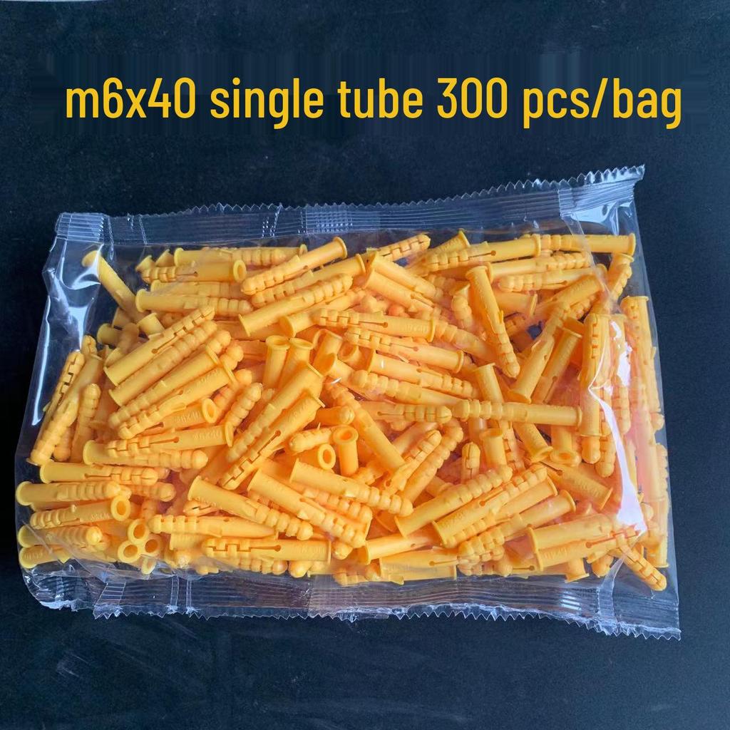 Пластиковые распорные дюбели M6 и настенные пробки для саморезов (6 мм и 8 мм)