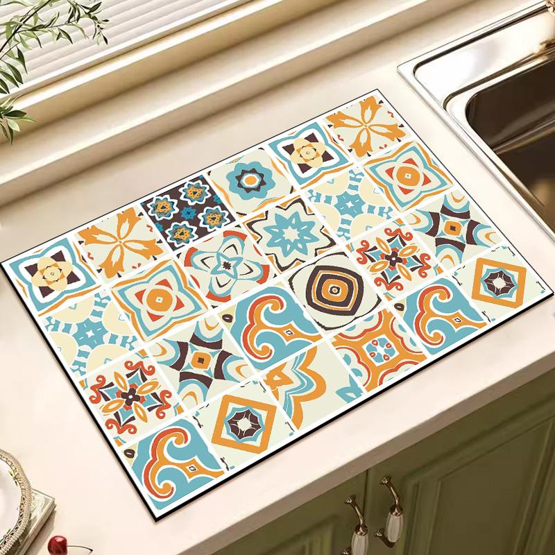 Коврик для сушки посуды Коврик для кухни Впитывающий коврик для сушки посуды Впитывающий коврик для сушки посуды Коврик для кухни Принадлежности для ковров
