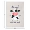 Just A Girl Who Loves Cows! Hearts And Holstein. Throw Blanket Thermal for winter Soft Plush Plaid Shaggy Blankets