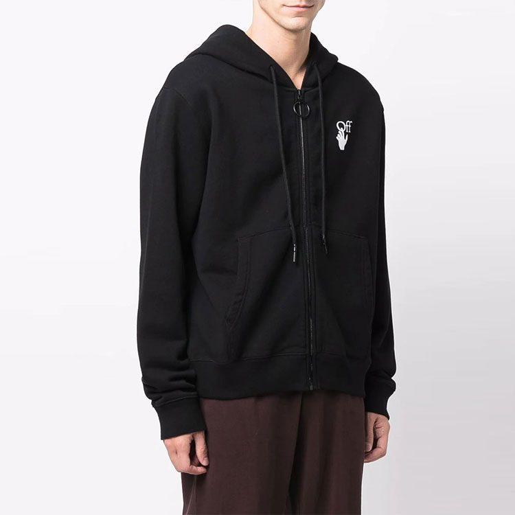 OFF WHITE Худи с градиентными стрелками OMBE001F21FLE0041084