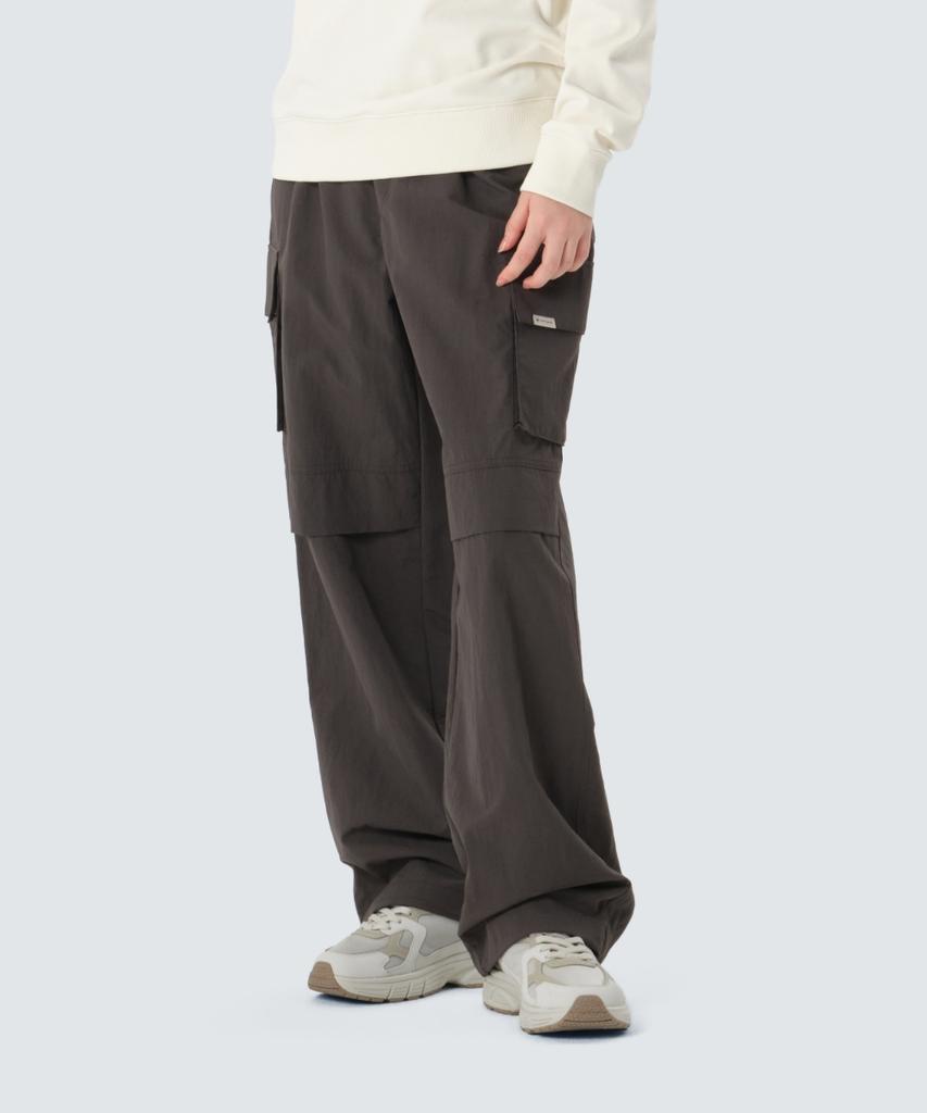 SNOWPEAK APPAREL Cample Wide Pants (S26Zucpt10) Chocolate Khaki